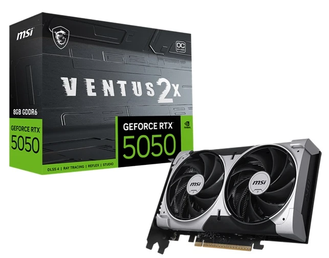grafická karta MSI GeForce RTX 5050 8G VENTUS 2X OC