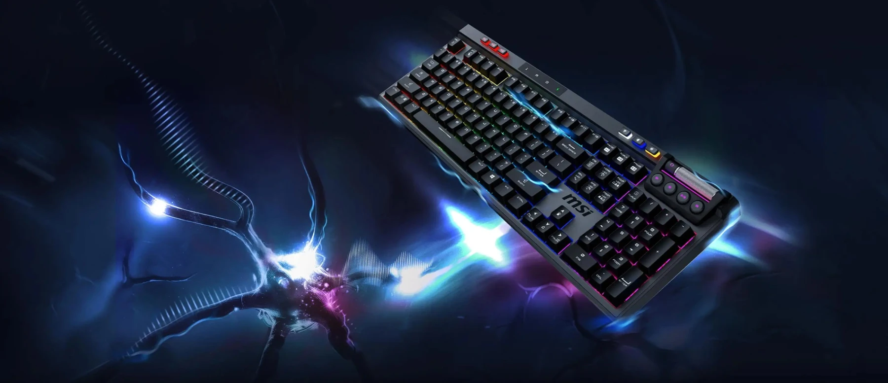 herní klávesnice MSI STRIKE PRO Wireless Silent