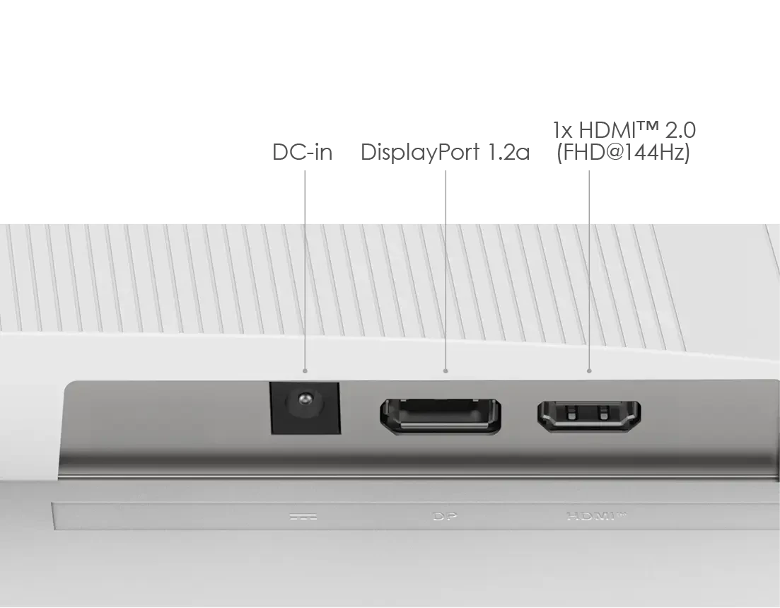 MSI PRO MP241W E14V 23,8" Connectivity