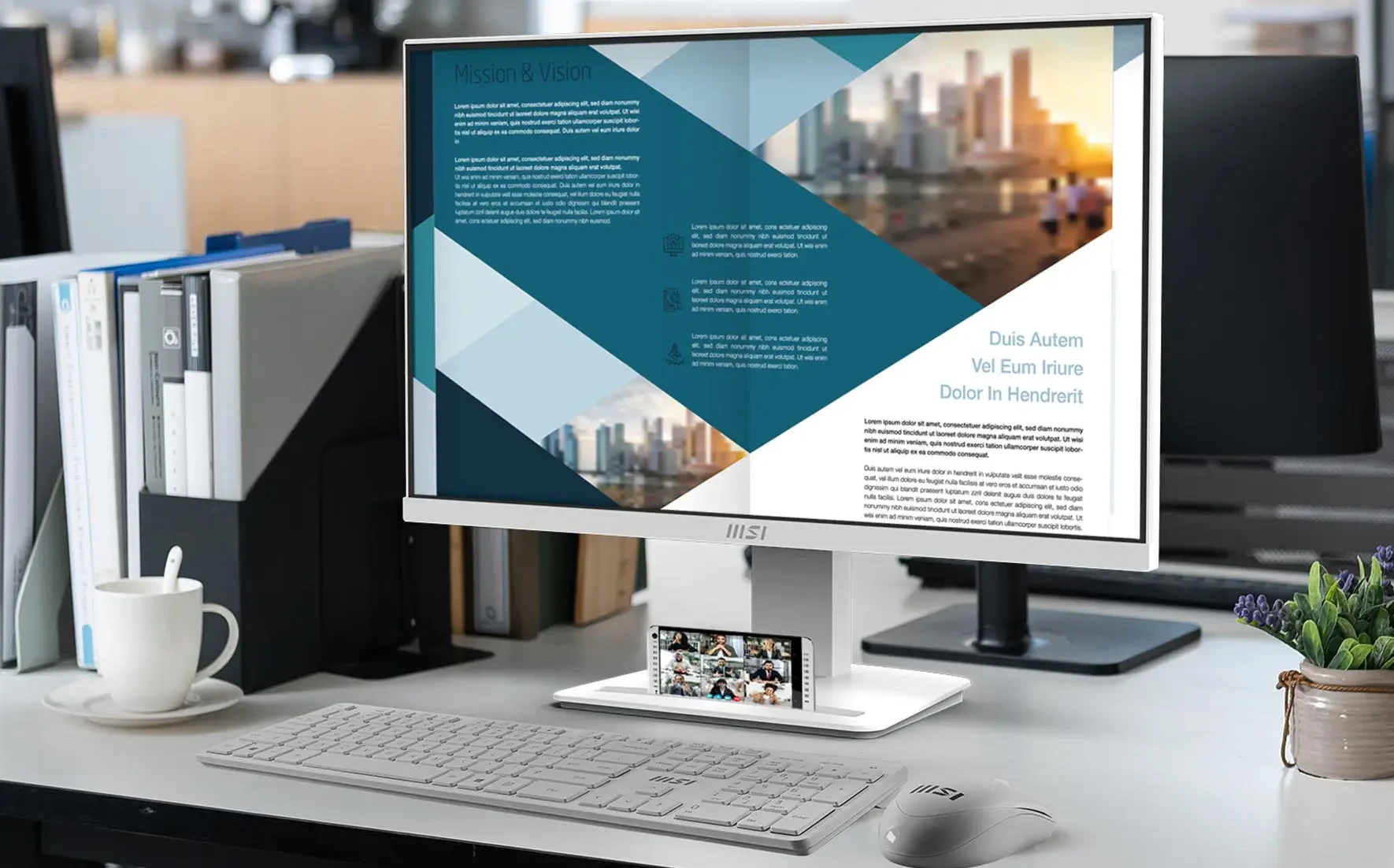 MSI PRO MP2412W Accessory slot