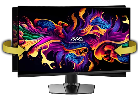 MSI Gaming MAG 321UP adjustable stand