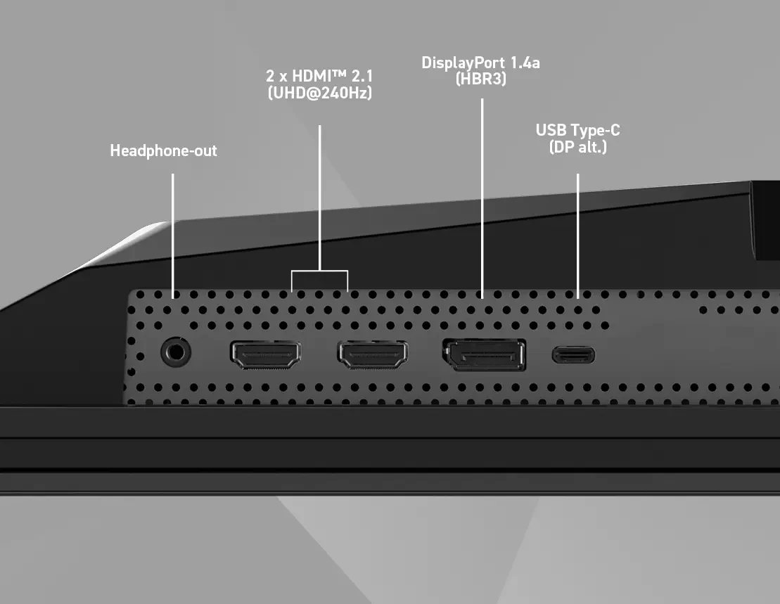 MSI Gaming MAG 321UP conectivity