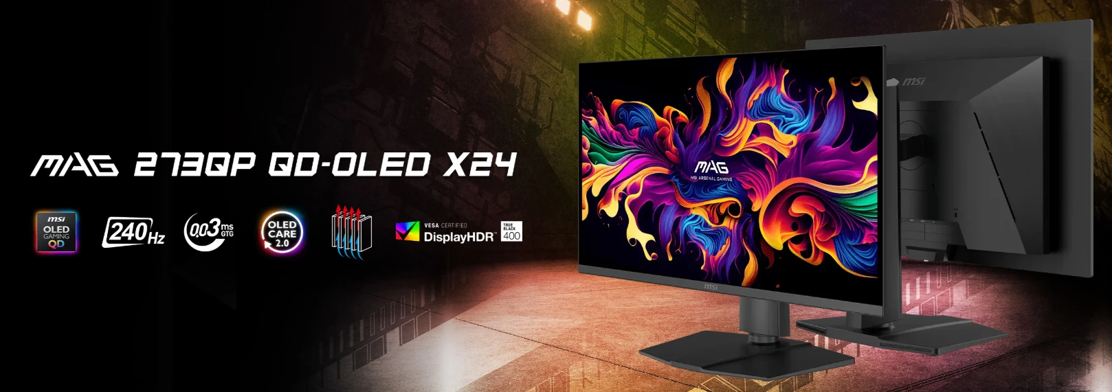 MSI MAG 273QP QD-OLED X24