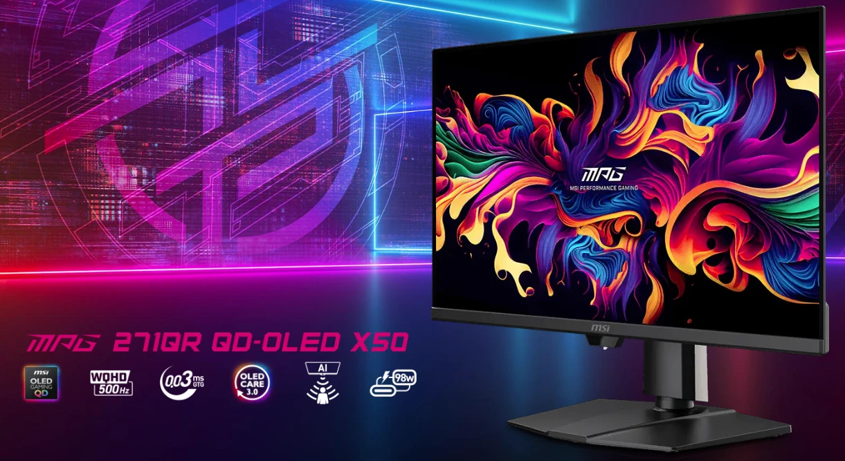 MSI MPG 271QR QD-OLED X50