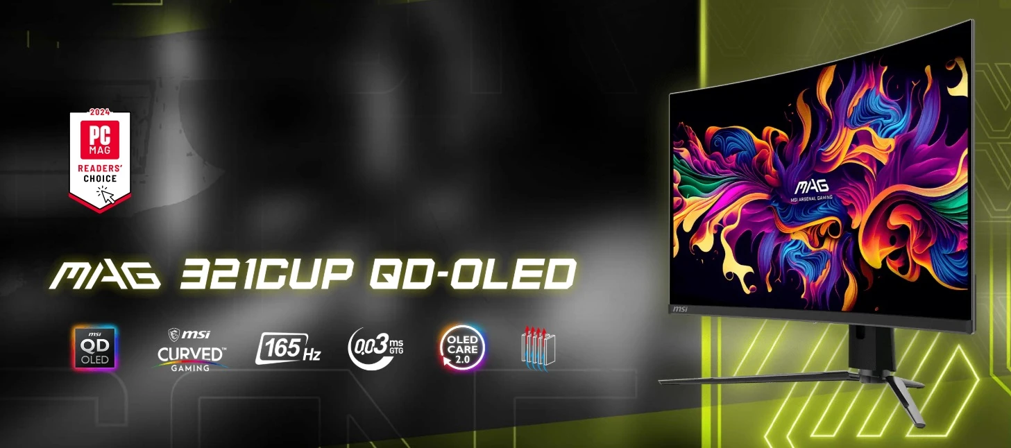 herní monitor MSI MAG 321CUP QD-OLED základní specifikace