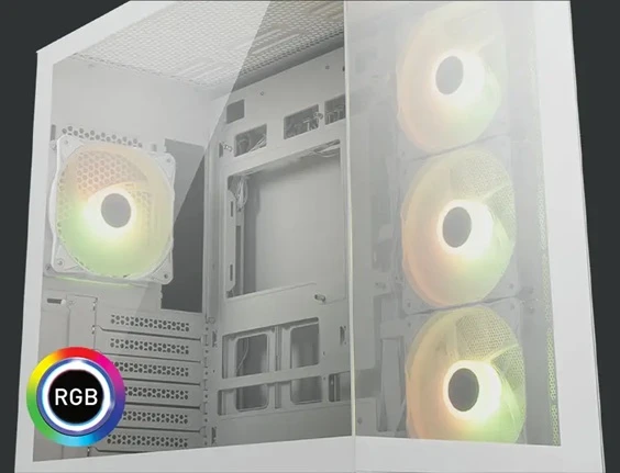 PC skříň MSI MAG PANO 110R PZ podsvícené ventilátory