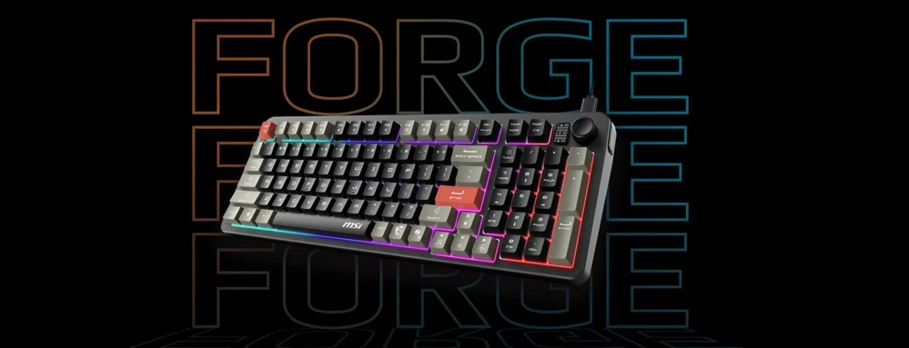 herní klávesnice MSI FORGE GK110