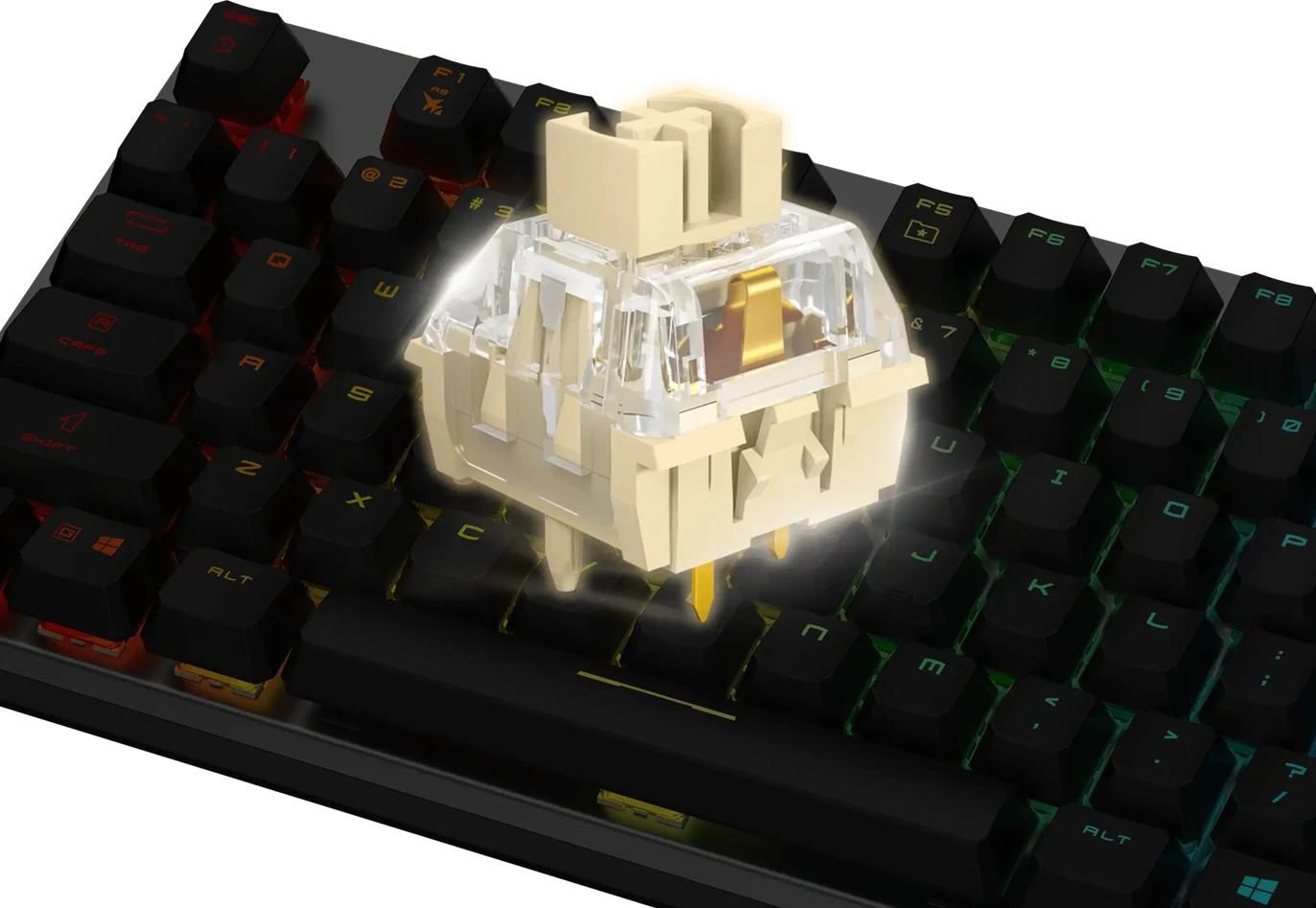 spínače KAILH Midnight PRO Silent Tactile