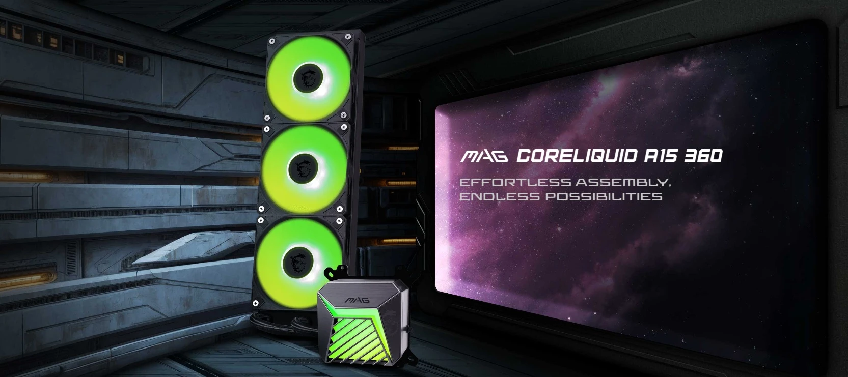 vodní chladič pro CPU MSI MAG CORELIQUID A15 360