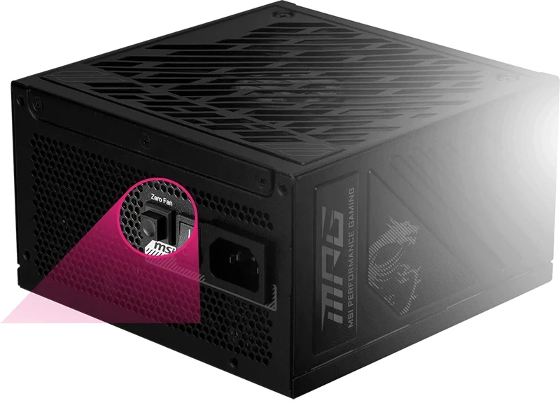 MSI MPG A1250GS PCIE5 Zero Fan