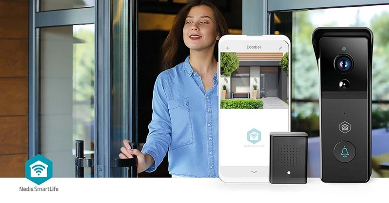 Smart Wi-Fi videotelefon Nedis WIFICDP21BK