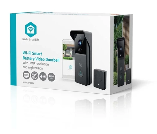 Smart Wi-Fi videotelefon Nedis WIFICDP21BK