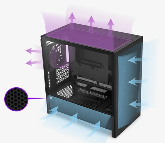 airflow NZXT H3 Flow