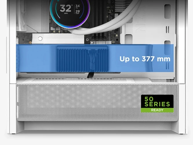 skříň NZXT H3 Flow detail