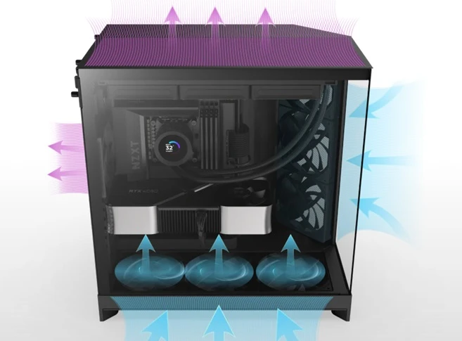PC skříň NZXT H9 Flow