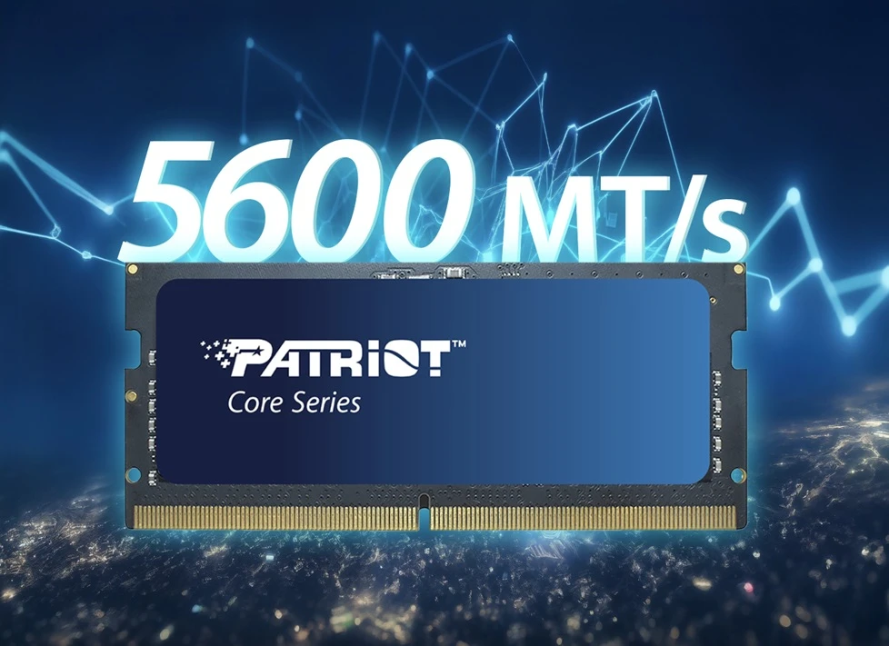 operační paměť DDR5 Patriot Core Series rychlost datového přenosu