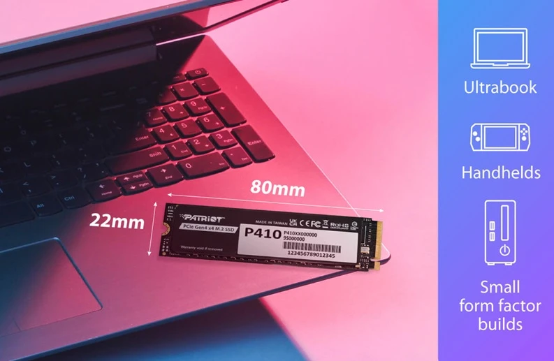SSD Patriot P410 kompatibilita
