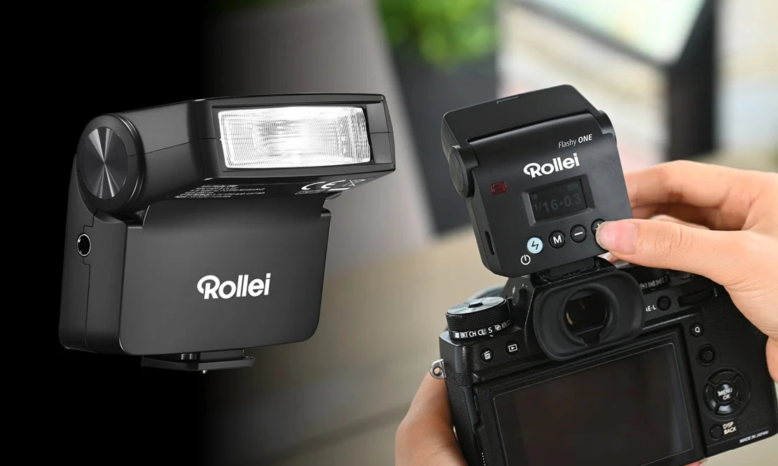 Rollei Flashy ONE univerzální externí blesk snadná manipulace