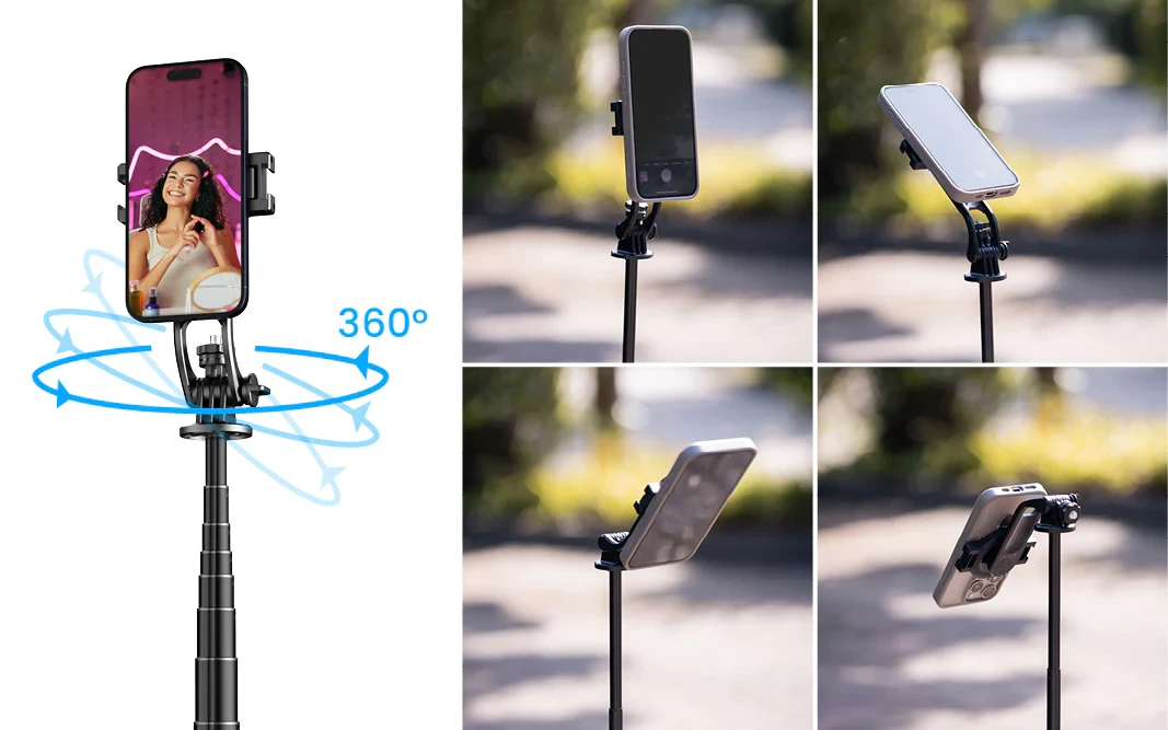 360 stupňové natáčení stativu