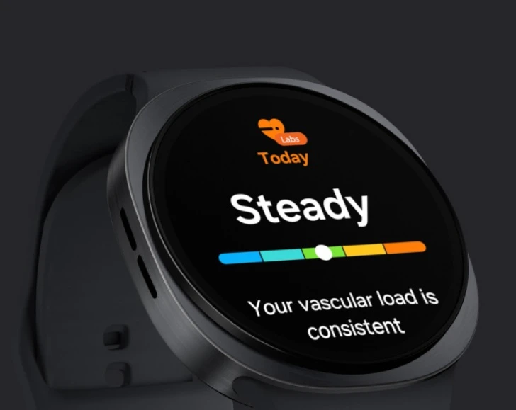 chytré hodinky Samsung Galaxy Watch8 detail displeje