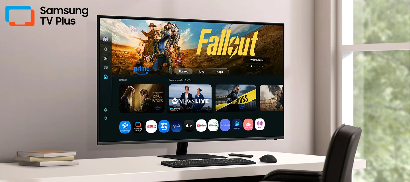 Integrované aplikace Samsung TV Plus