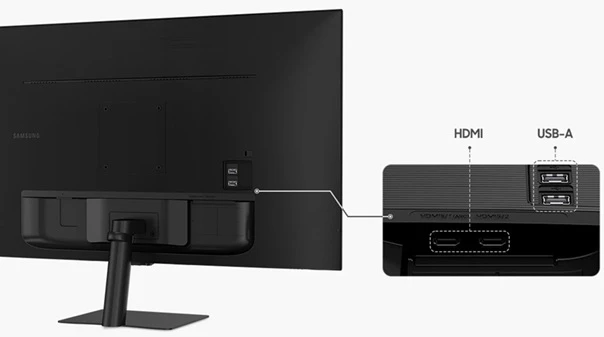 monitor Samsung M5 konektory