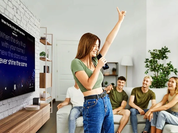 Samsung Smart OLED Vision AI karaoke