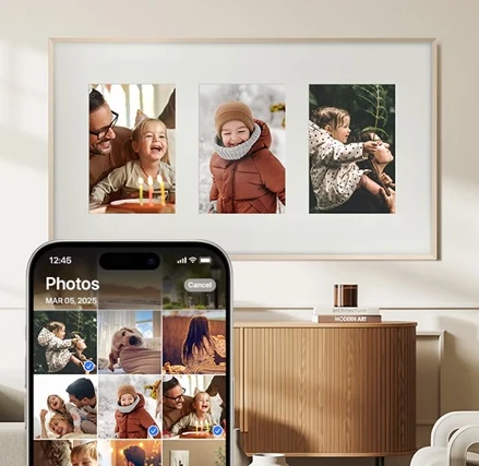 Samsung The Frame Pro fotografie do domácí galerie