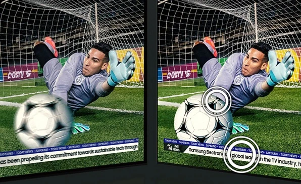 Samsung The Frame Pro kvalita obrazu sport