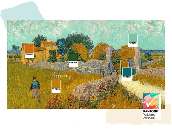 TV Samsung The Frame certifikace Pantone