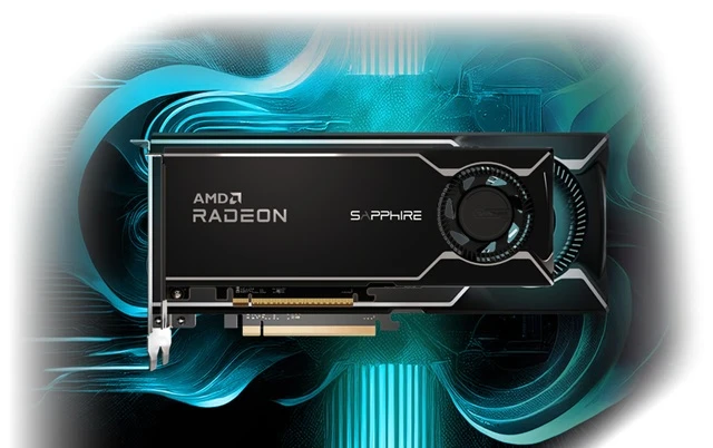 grafická karta Sapphire Radeon AI PRO R9700 chlazení