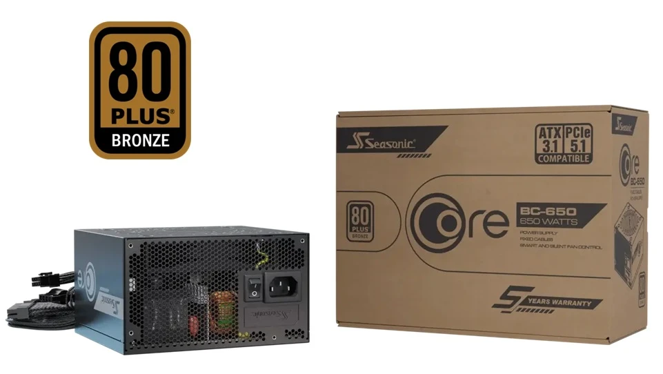 napájecí zdroj Seasonic Core BC-650 650 W