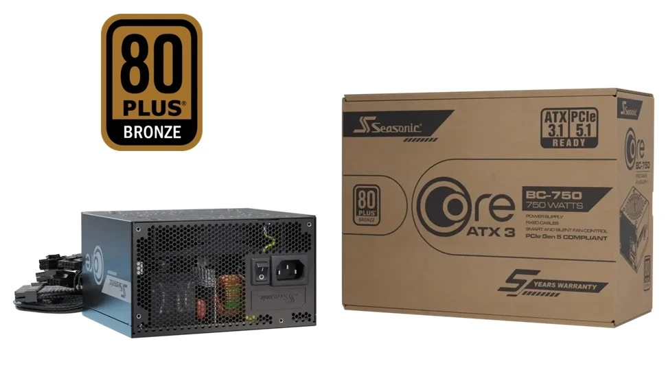 zdroj Seasonic Core BC-750 750 W