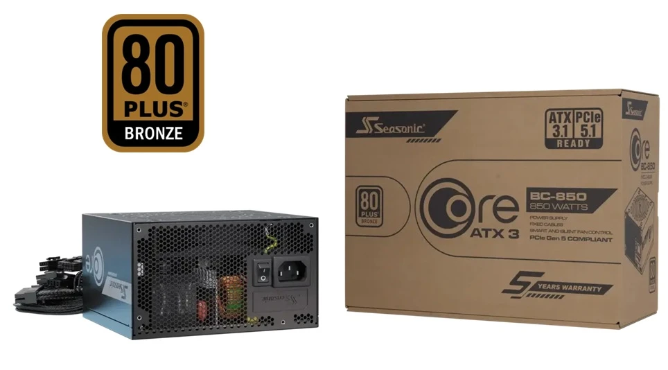 napájecí zdroj Seasonic Core BC-850 850 W