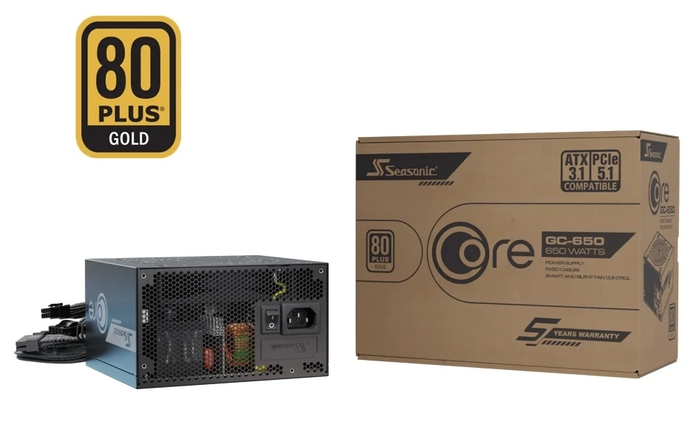 napájecí zdroj Seasonic Core GC-650