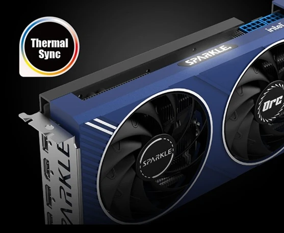 Sparkle Intel Arc A580 ORC OC funkce Thermal Sync