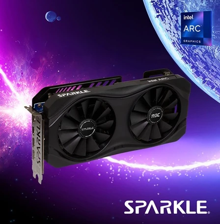 grafická karta SPARKLE Intel Arc A770 ROC OC Edition