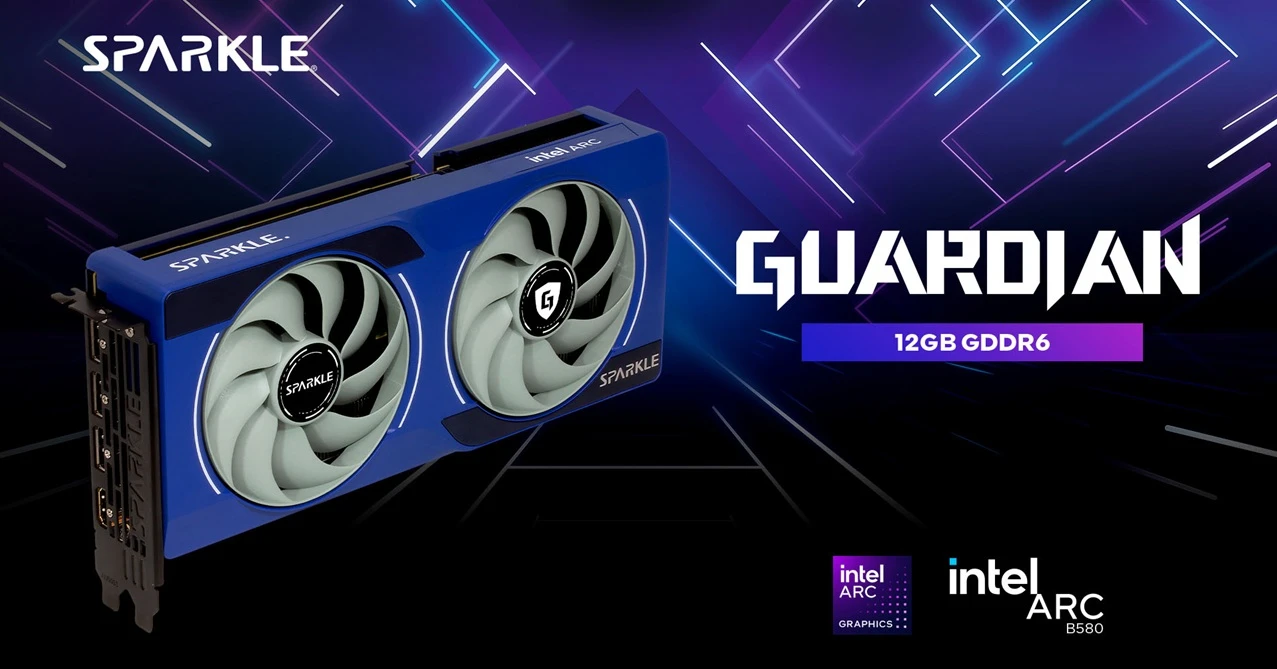 grafická karta Sparkle Intel Arc B580 GUARDIAN