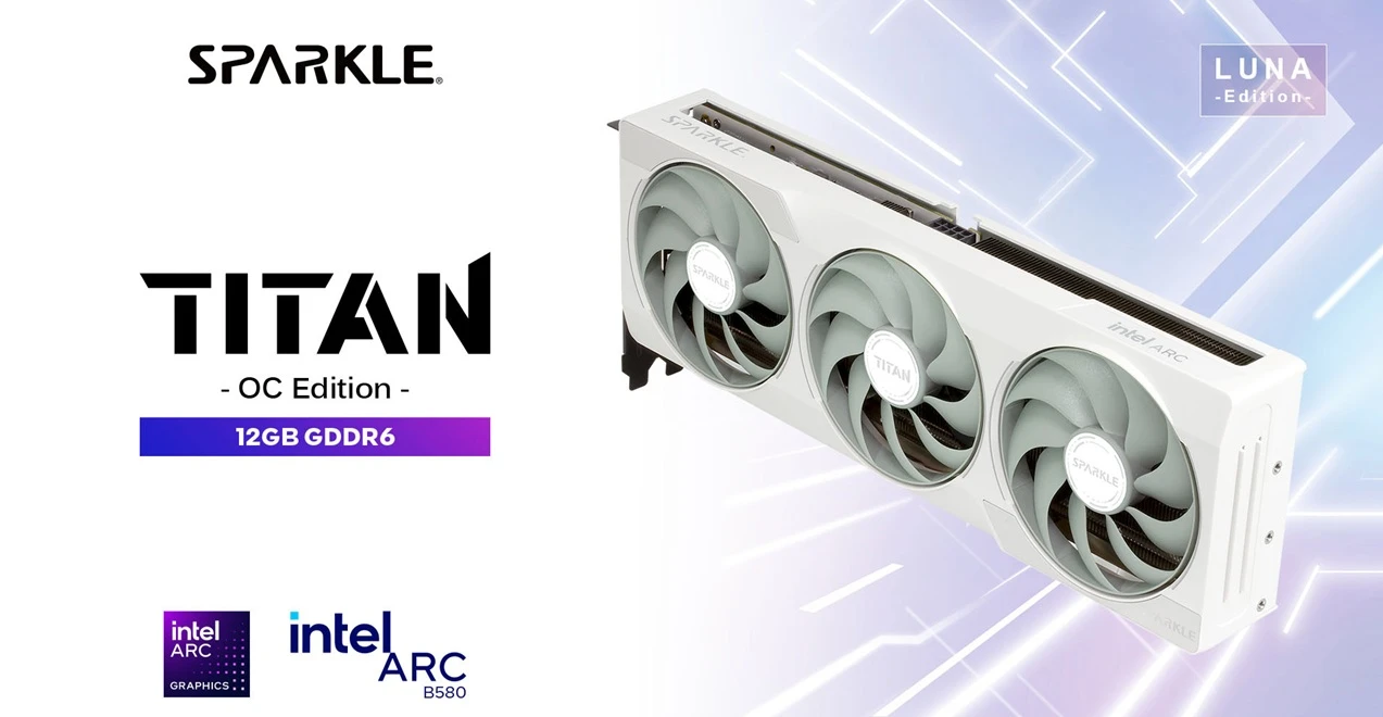 Sparkle Intel Arc B580 TITAN LUNA OC