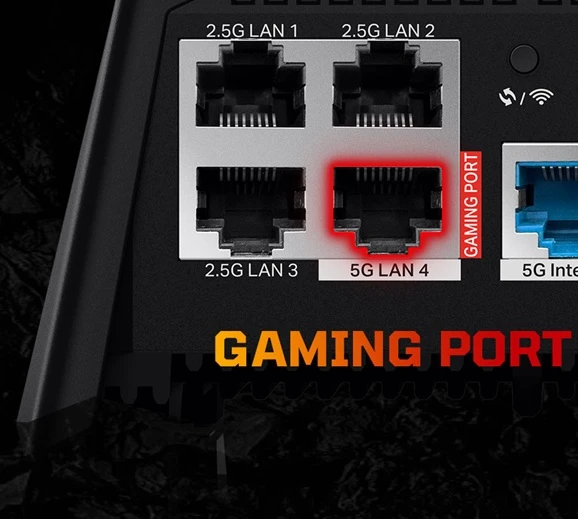 router TP-Link Archer GE550 herní porty