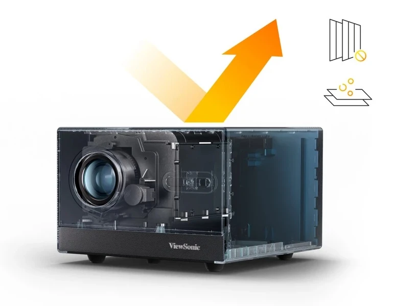 ViewSonic LX60HD ochrana proti prachu