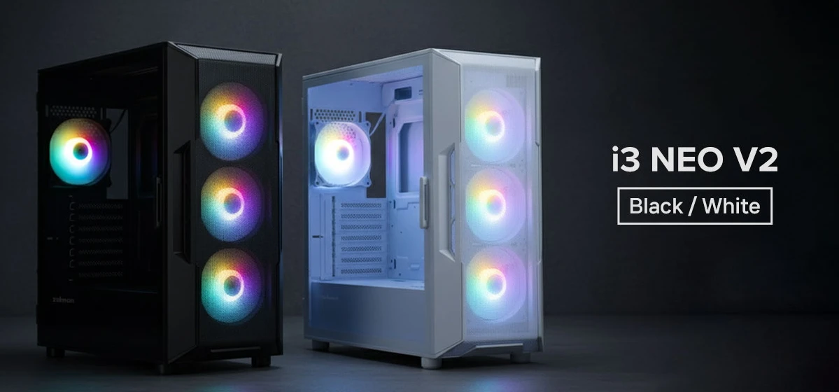 PC skříň ZALMAN i3 Neo V2 různé barvy