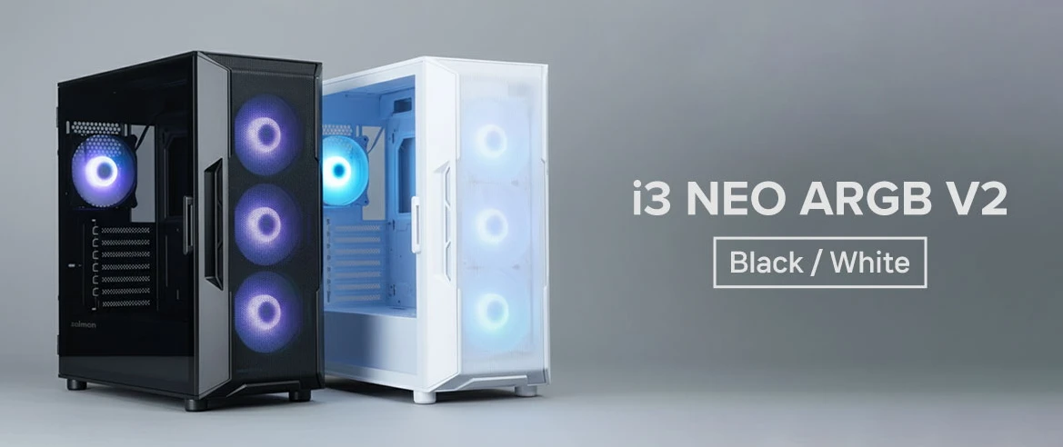 PC skříň ZALMAN i3 Neo ARGB V2 různé barvy