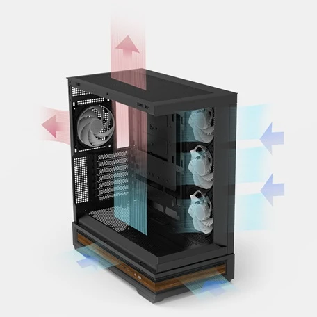 ZALMAN P40 Namu proudění vzduchu