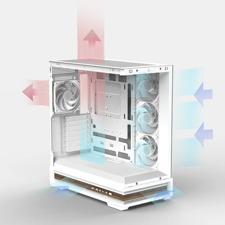 ZALMAN P40 Namu proudění vzduchu