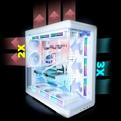 PC skříň ZALMAN P60 ventilátory