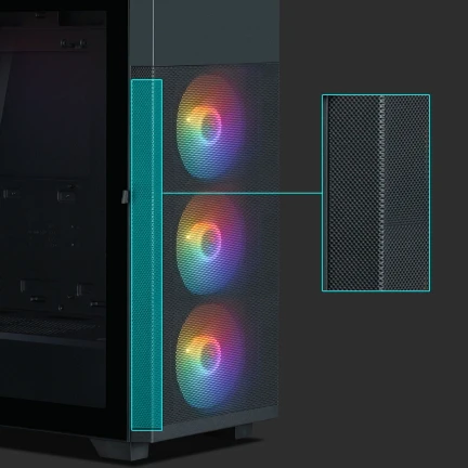 PC skříň ZALMAN S5 Neo detail