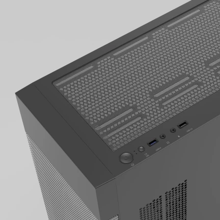 PC skříň ZALMAN S5 Neo konektory