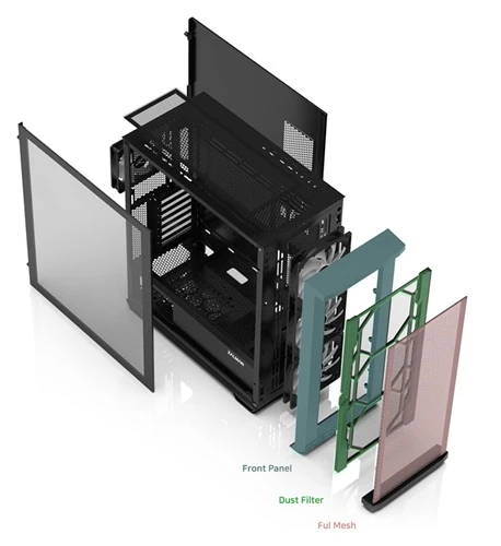 PC skříň ZALMAN Z10 Plus rozložené panely