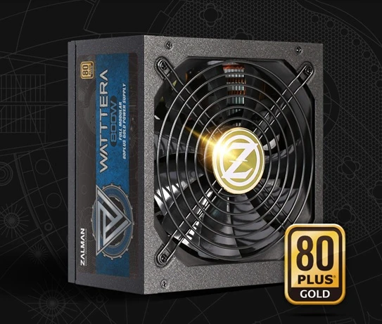 ZALMAN WATTTERA ZM800-EBTII 800 W certifikace 80PLUS Gold